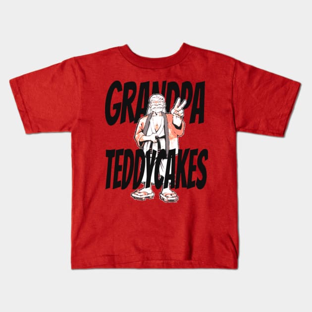 Grandpa Teddycakes (From the Fatal Fury Series w/ Ryan Infinity) Kids T-Shirt by Justin_Nexus